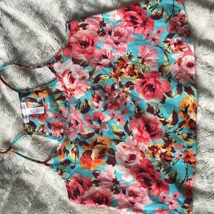 Floral crop top